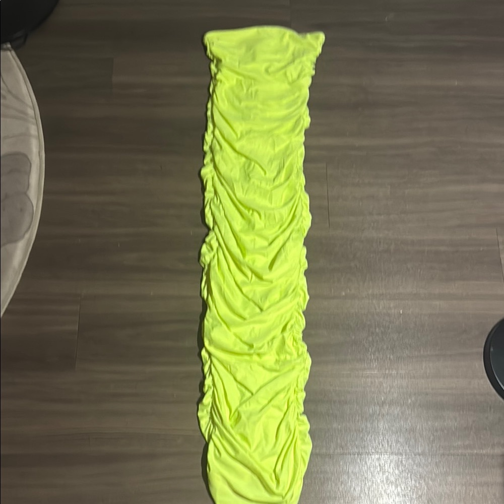 Good American Bright Yellow Skirt